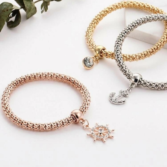 *Madison* 3 Pc. Nautical Bracelet Set - Picture 6 of 6